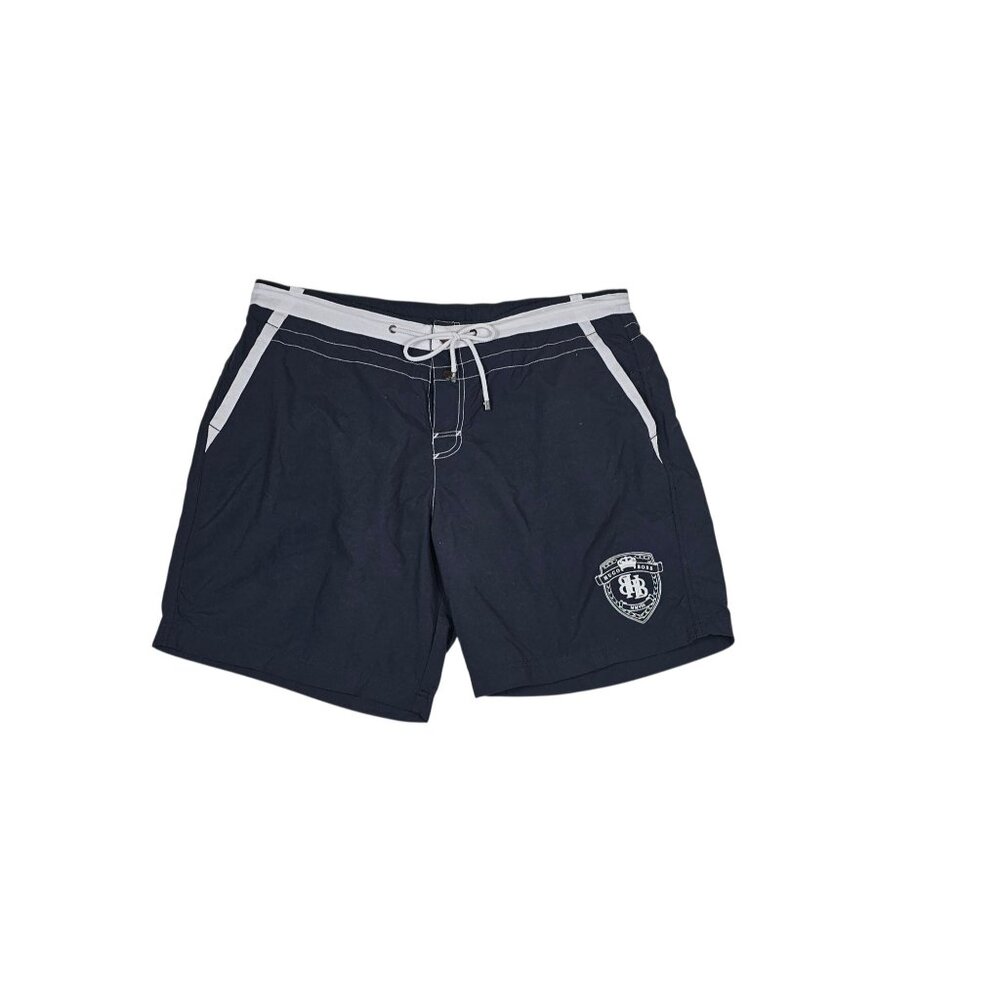 Hugo Boss Mens Swim Trunks Size XL Blue White